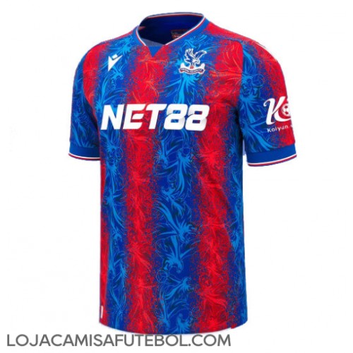 Camisa de Futebol Crystal Palace Equipamento Principal 2024-25 Manga Curta